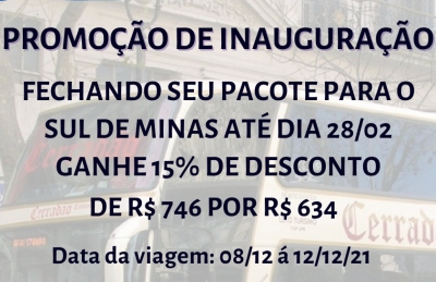Promoção de Inauguração - Terrestre